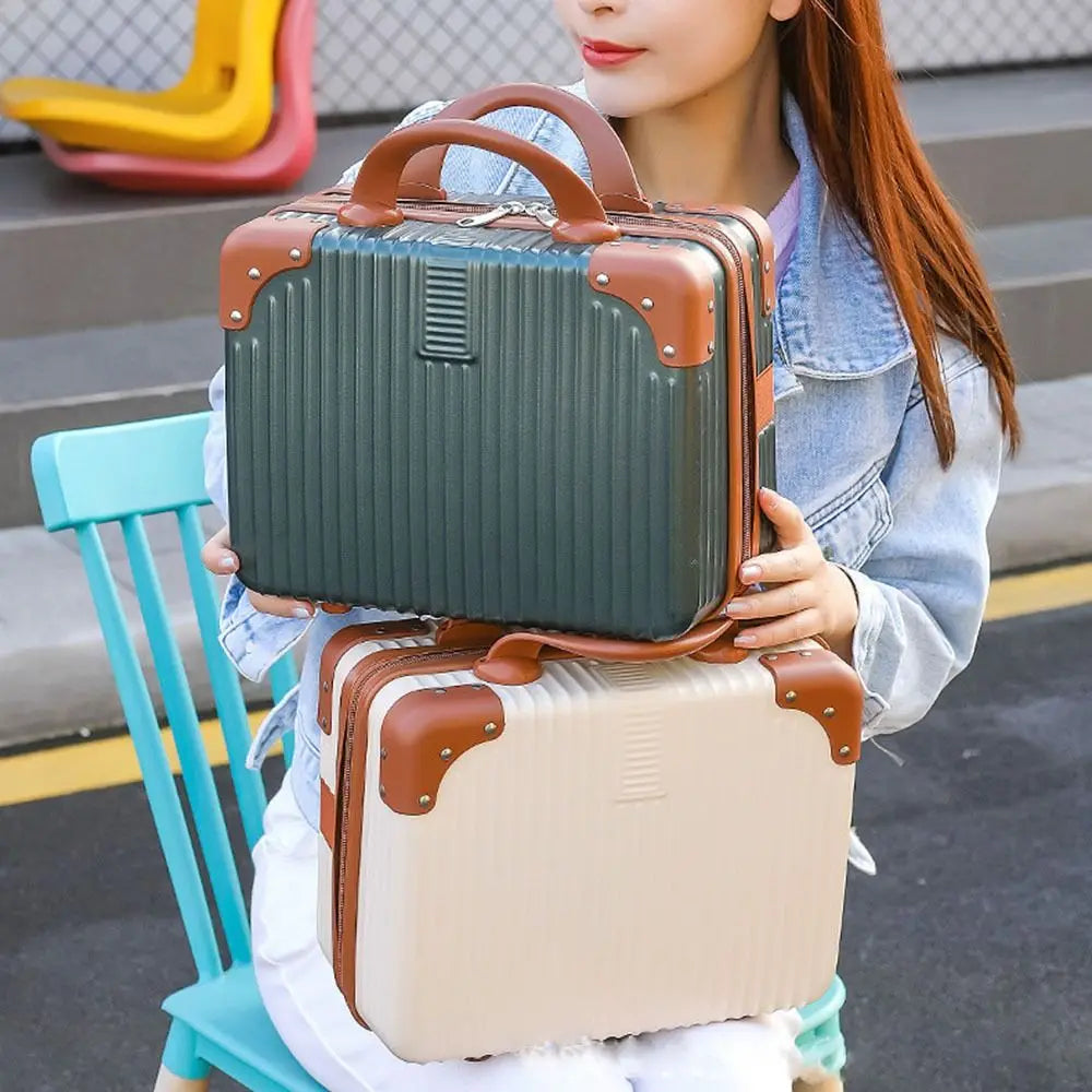 Hot Sales 14 inch Travel Suitcase Mini Travel Makeup Case Organizer Hand Boarding Case For Women
