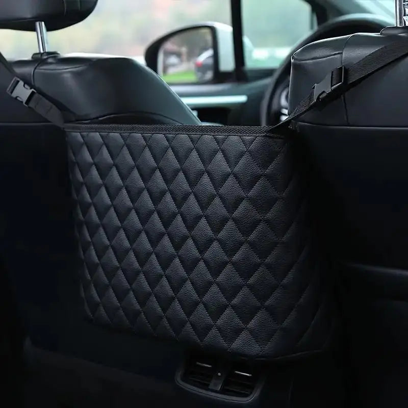 PU Leather Storage Bag Between Car Seats