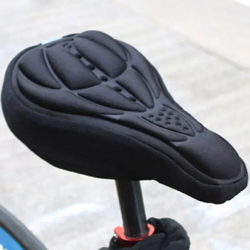 3D Bicycle Saddle Soft Cover Comfort Breathable Sponge Foam Seat Cushion Cycling Seat Pad Outdoor Mountain Bike Accessories