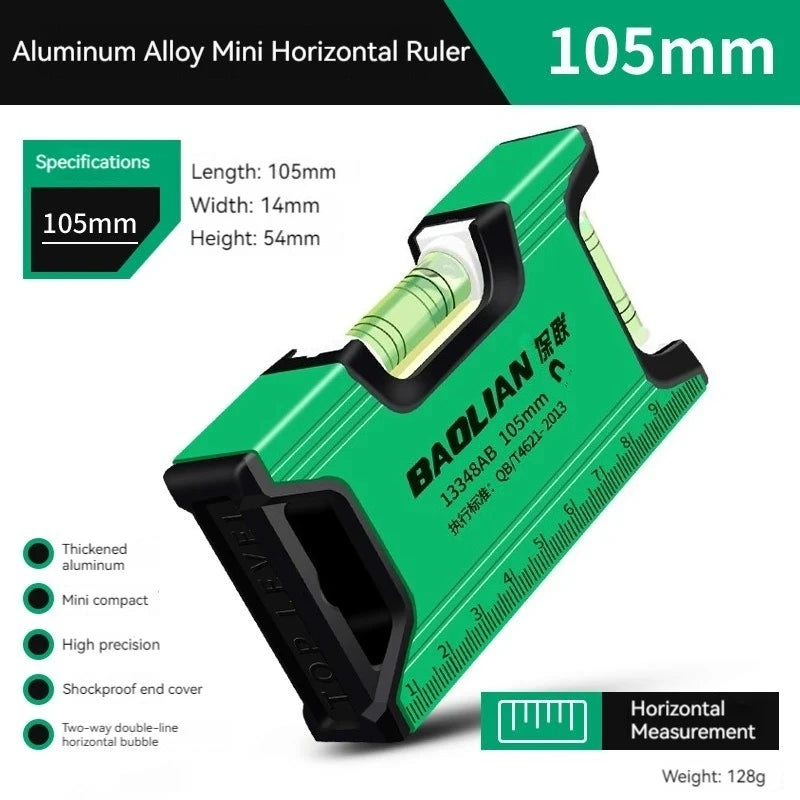 Mini Digital Protractor Angle Finder Inclinometer Electronic Measurement Level Slope Test Ruler Length 100/105mm Aluminum