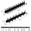 Durable Heavy-Duty Metal Wall-Mounted Screw Organizer with Numbered Slots  [Durable Screw Organizer]