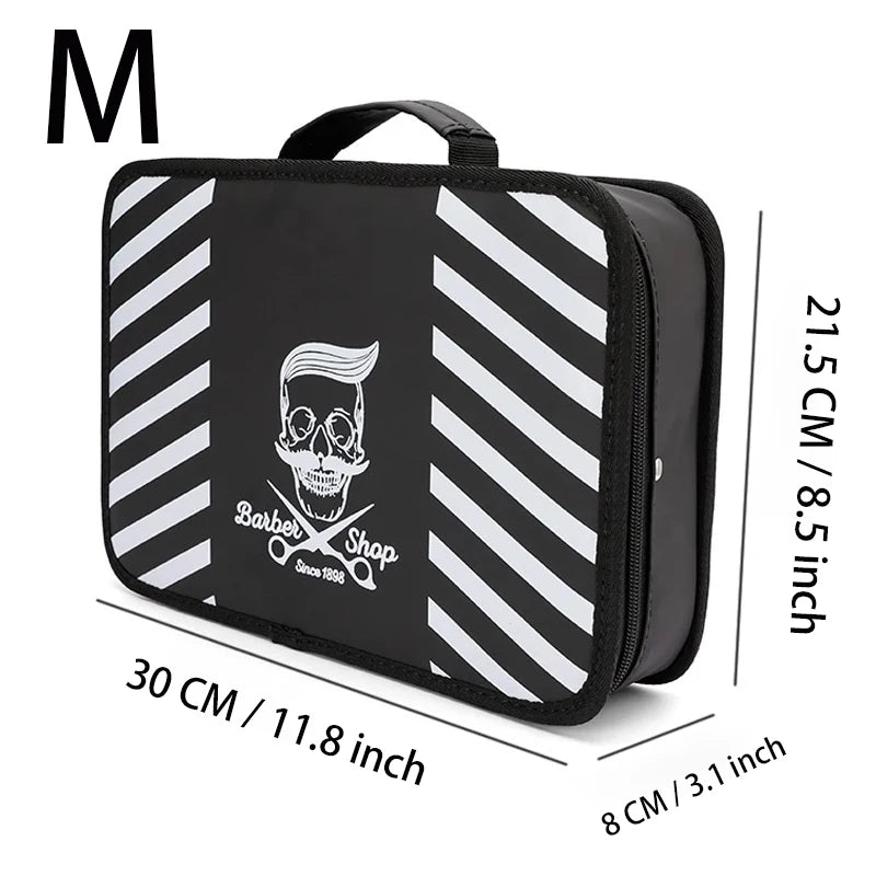Barber Tools Storage Bag Haircut Scissors Valise Multi-Function Organizer Clipper Combs Large Capacity Case Styling Tools