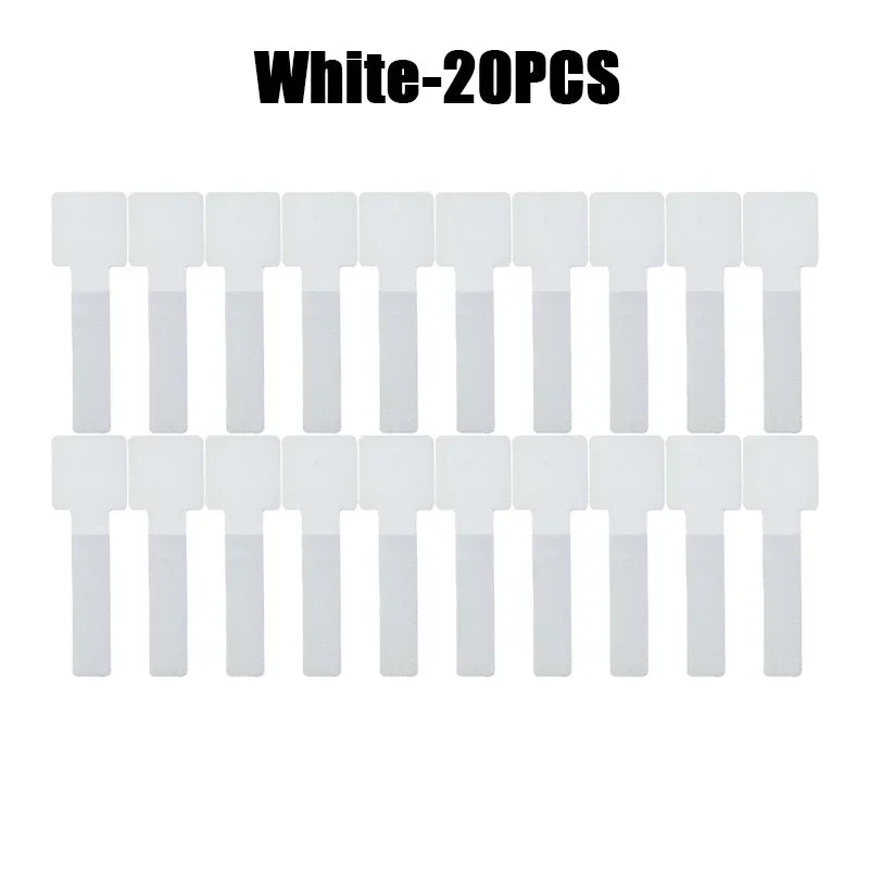10-100Pcs Reusable Cable Tie Velcro Ties Self-Adhesive Power Cord Cable Holder Adjustable Cord Storage Desktop Organiser Manager