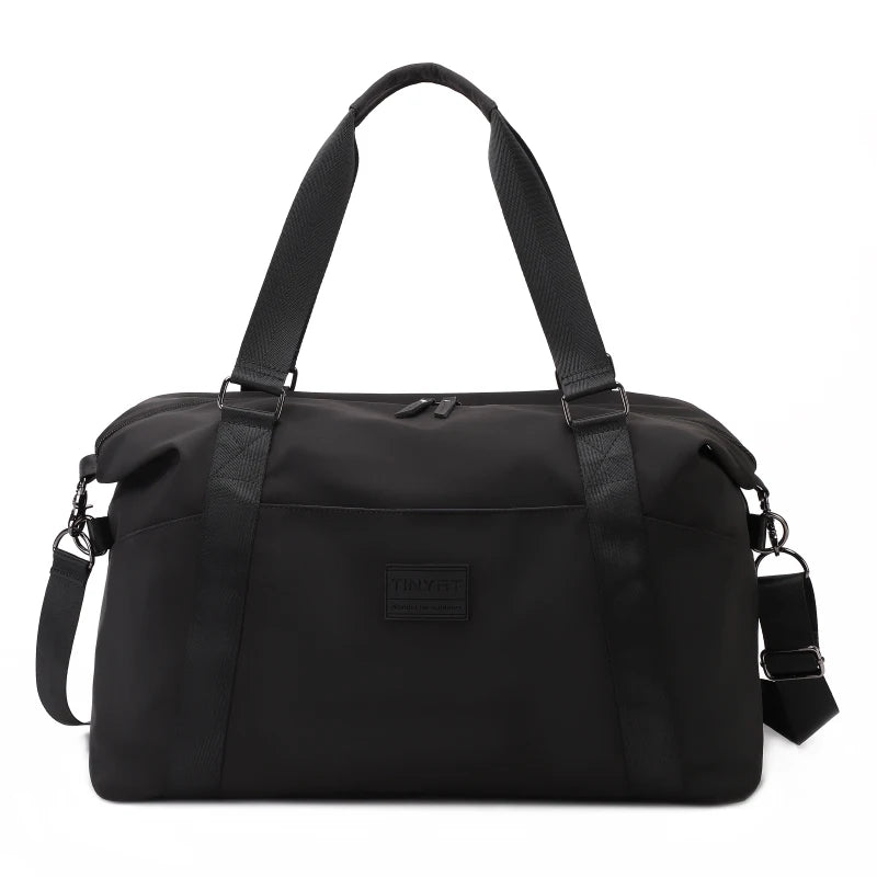 TINYAT Women's Waterproof Travel Bag Material Large Capacity Lightweight Handbag Travel Camping Outing Luggage Bag