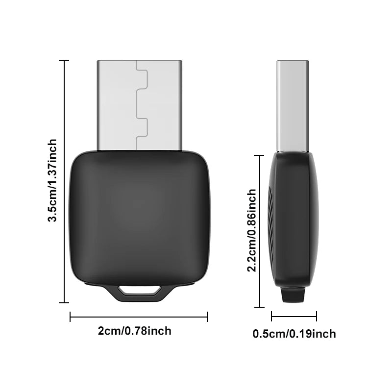CarPlay Android Auto Adapter Wired To Wireless 5GHz WiFi5.0 type-c Plug and Play, for Original Wired CarPlay/Auto Cars