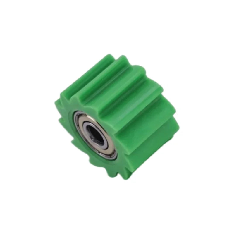 Green wear-resistant 8mm guide wheel for off-road motorcycle chain guide, durable accessory