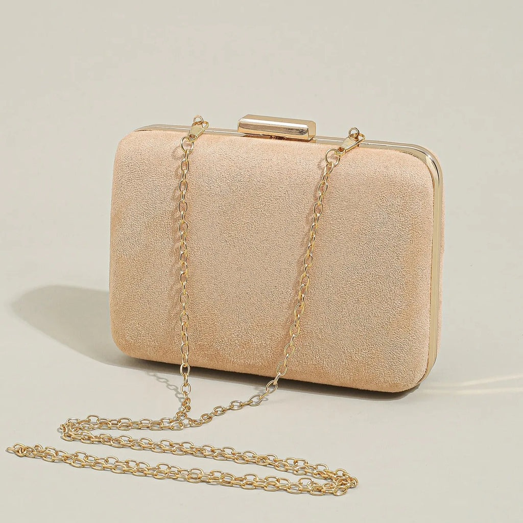 Mini Simpl Elegant Velvet Clutch Evening Bags for Women Formal Wedding Party Clutch Purse Prom