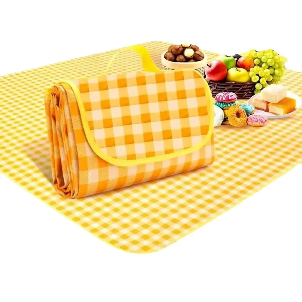 Portable Waterproof Polyester Picnic Mat Lightweight Picnic Blanket Beach Mat Multi-purpose Outdoor Camping Supplies