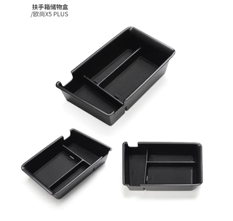 Car Central Control Armrest Box Storage Box Car Storage Organizing Accessories For Changan Auchan X5 PLUS 2024 2025 2026