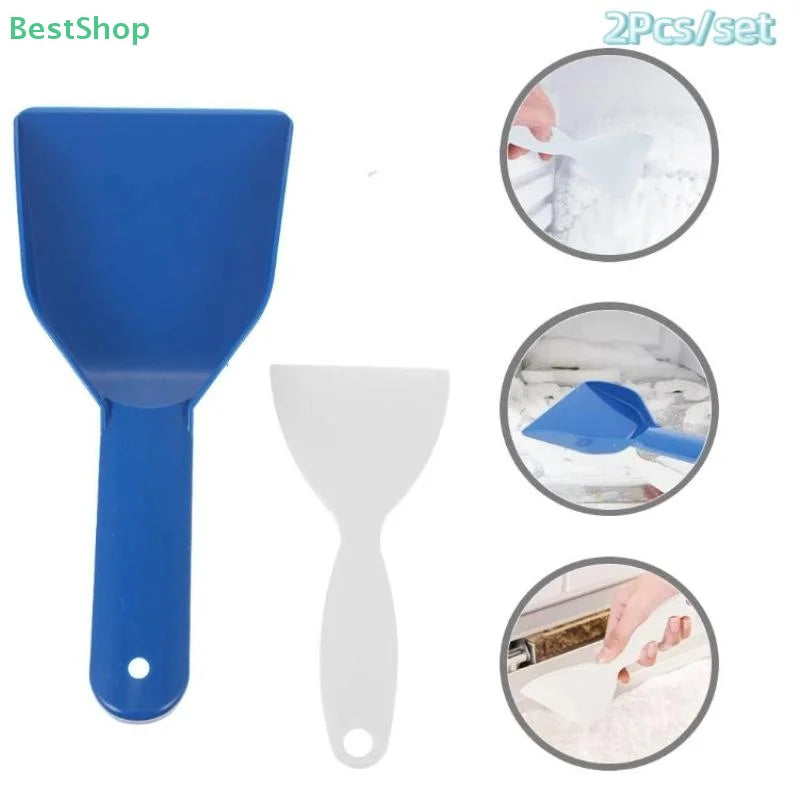Hard Plastic Ice Scraper Fridge Freezer Snow Grease Cleaning Removal Shovel Kitchen Tool