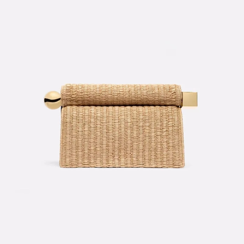 Luxury Designer Handbag for Women New Fashion Take-out Clutch with Metal Dreses Purses Prom Bag for Ladies Crossbody Bag