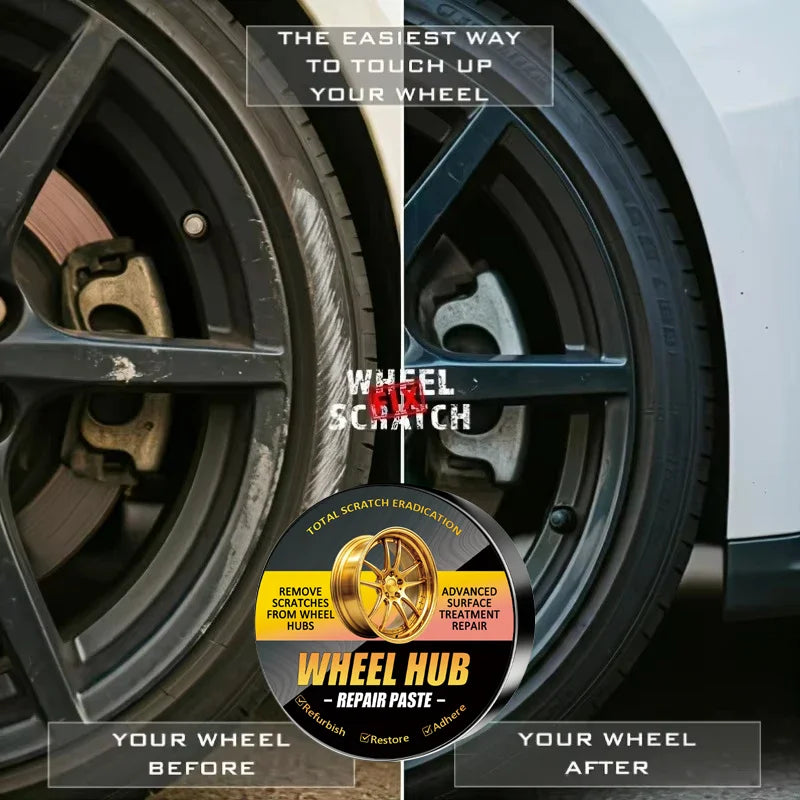 Car Wheel Hub Repair Paste Scratch Remover Oxidation Polishing it Reparación Llantas Universal Alloy Wheel Dent Restore Care