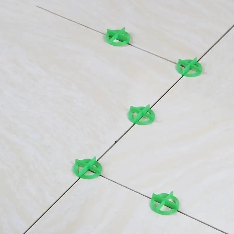 100/200Pcs Porcelain Tile Spacers Clips Wedge Ceramic Leveling System Floor Wall Tile Gap Leveling System Construction Tools