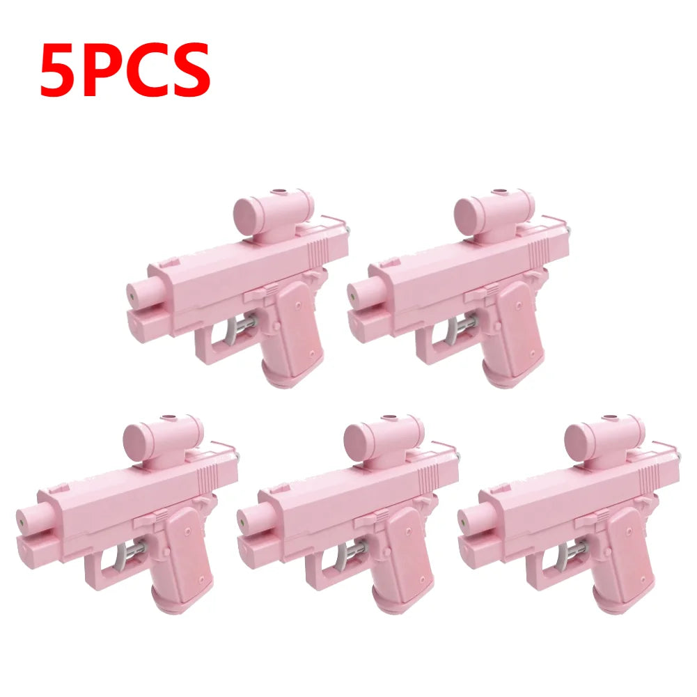 5-1PC Handheld Water Prank Gun Two-Way Spray Trick Reverse Water Gun Summer Outdoor Pool Watergun Toys Pistola de agua de broma