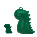 2in1 Toothbrush Head Protective Cover with Mini Toothpaste Storage Box Dinosaur Shape Toothbrush Case Cap Plastic Compact