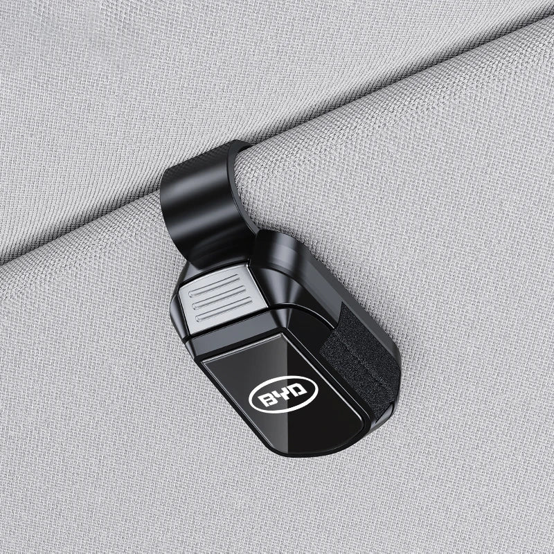 Car Sun Visor Glasses Clip For BYD Atto E6 Tang F3 Song F3R Qing Yuan I3 S7 Mirror Style Sunglasses Holder Frame Car Gadgets ﻿ ﻿