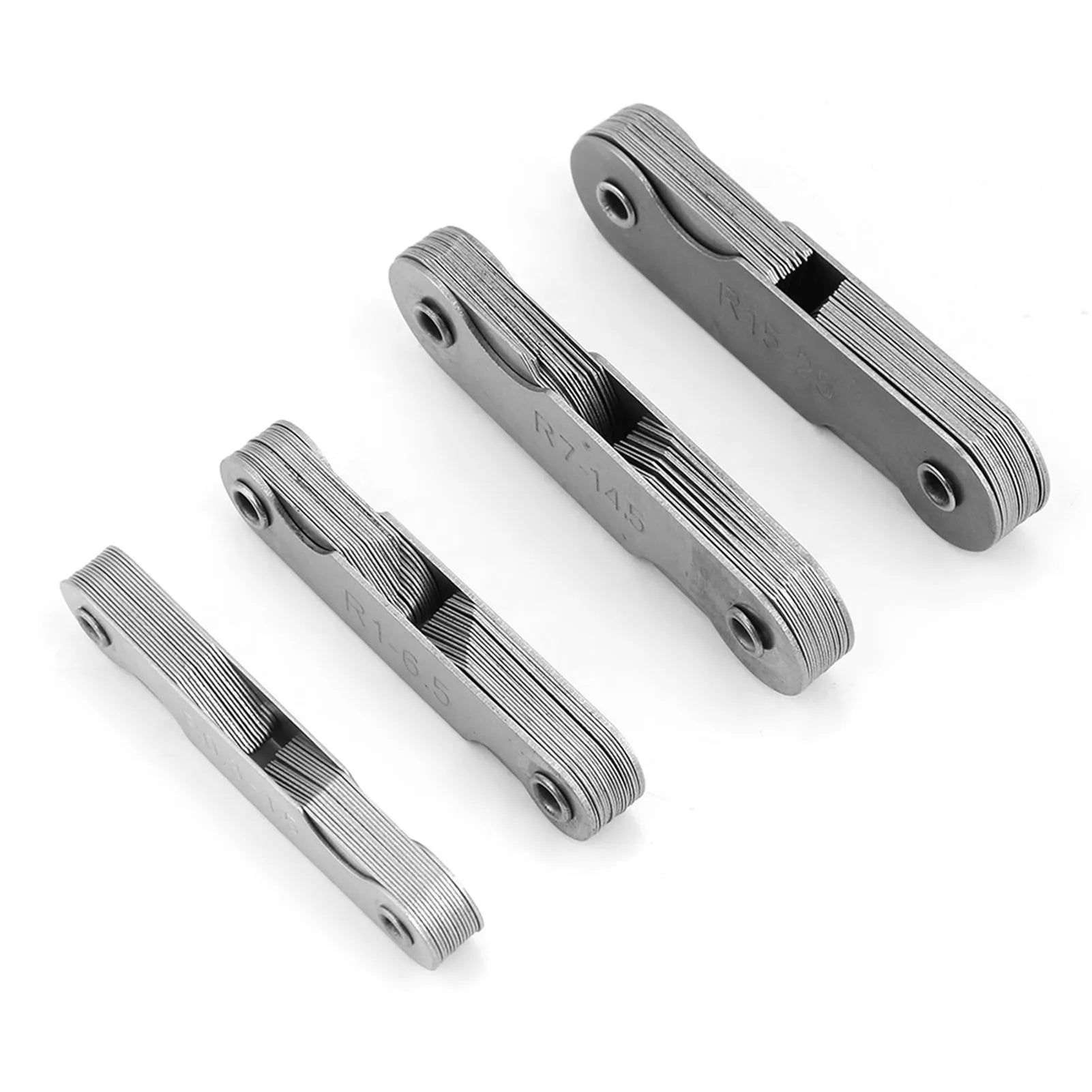 Stainless Steel Radius Fillet Gauge Measuring Tool R0.3-1.5/ R1-6.5/ R7-14.5/ R15-25 Convex Gauge Radius Measuring Tool