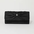 New high-end diamond-studded evening party handbag with satin finish, versatile for wedding and party wear.