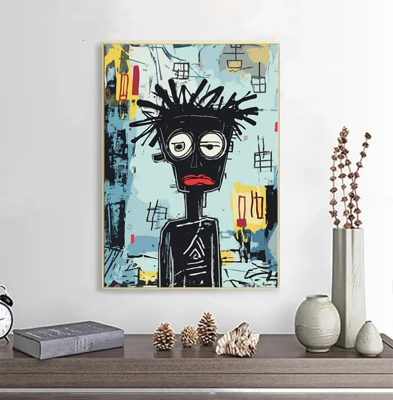 Abstract Figure Portraits Crocodile King Skull Graffiti Art Poster Canvas Painting Print for Living Room Home Decor Cuadros