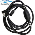 Fuel Line Hose Bulb Connector Kit 5/16" 6mm Fits For Yamaha 2&4 Stroke 24 40 90 200 HP Outboard Engine 6Y1-24306-55 6Y1-24306-00