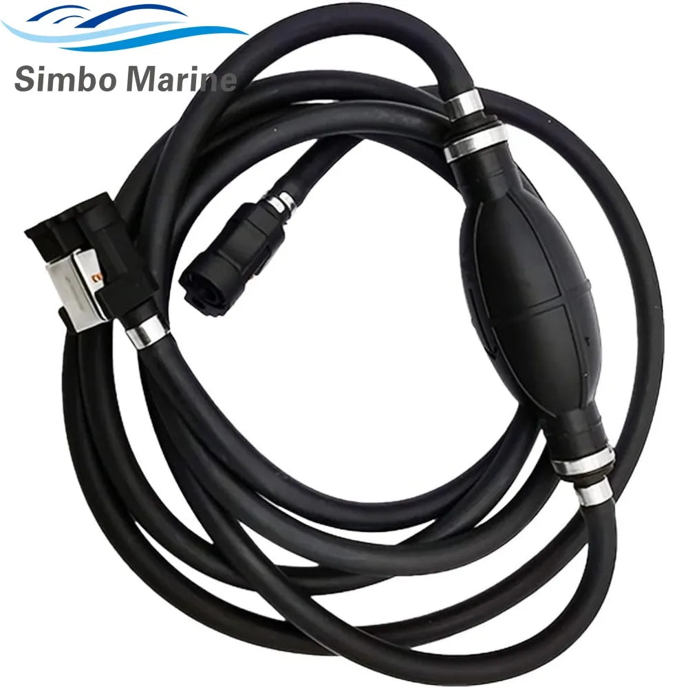 Fuel Line Hose Bulb Connector Kit 5/16" 6mm Fits For Yamaha 2&4 Stroke 24 40 90 200 HP Outboard Engine 6Y1-24306-55 6Y1-24306-00