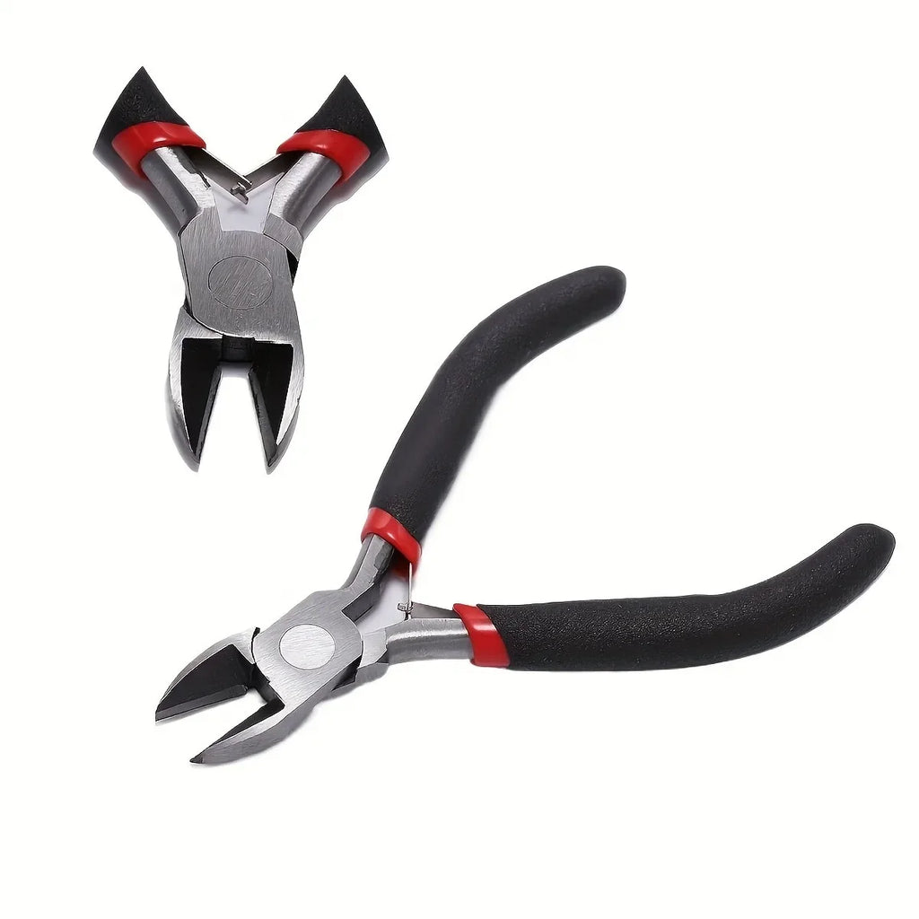 4pcs/1pcs Multifunctional jewelry pliers manual pointed-nosed pliers oblique pliers mini pointed-nosed pliers，For Jewelry making