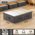 1PC Large Underbed Storage Bag - Foldable Clothes Quilt Organizer for Bedroom Dormitory, Space Saving Doggy Bag