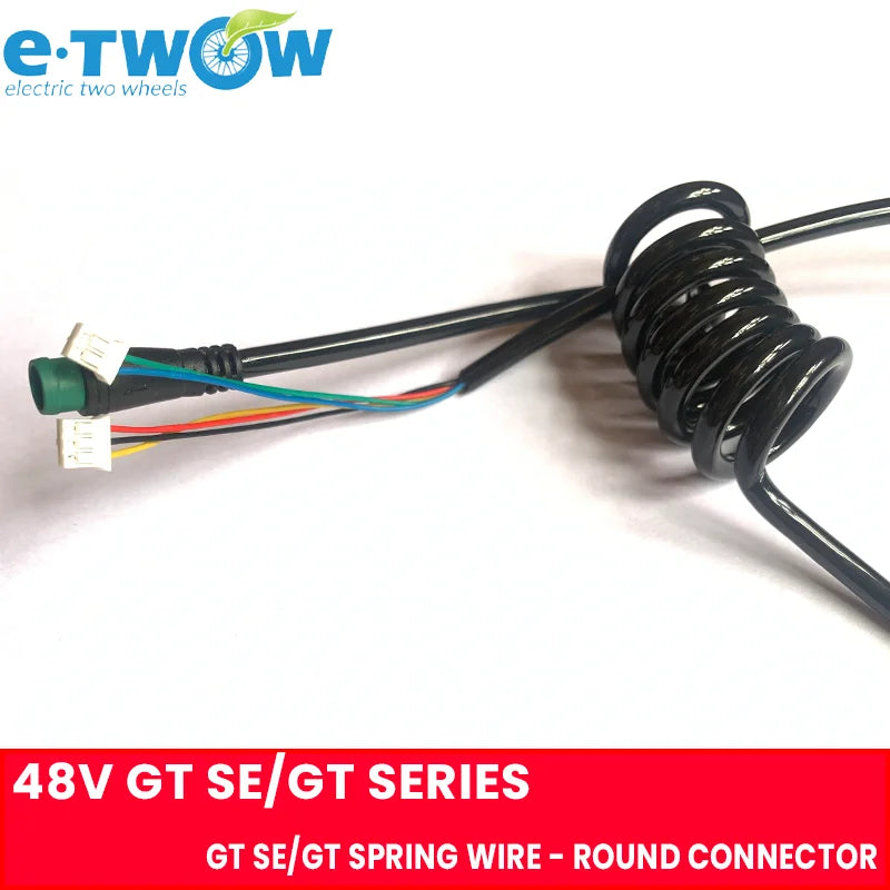 Original ETWOW Spring Wire Comunication Line From Display To Controller for E-TWOW Electric Scooter
