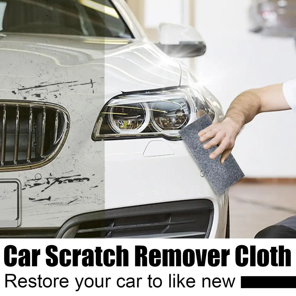 12pcs Magic Car Scratch Remover Car Polise Cleaning Nanosparkle Cloth For Vehicles Car Paint Scratche Remover