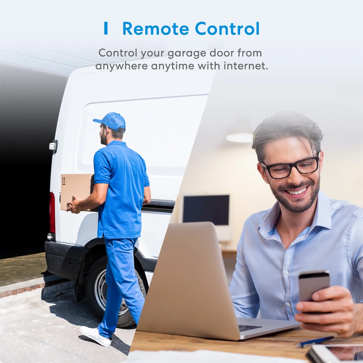 Meross HomeKit Smart WiFi Garage Door Opener, Works with Apple HomeKit, Siri, CarPlay, Alexa, Google Assistant and SmartThings