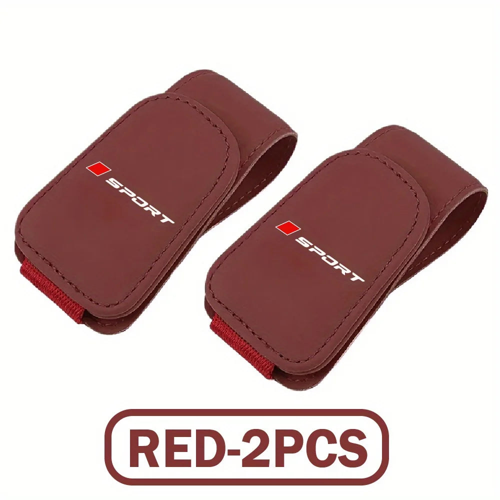 2pcs Multifunctional Auto Sun Visor Sunglasses Clip Car Mounted car accessories  interior tools Suitable for Tesla Toyota BYD
