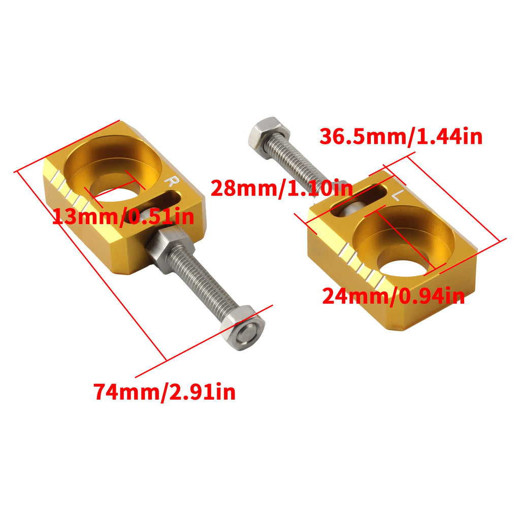 For Surron Rear Axle Block Chain Regulator Adjuster Bolt For Sur Ron Light Bee Electric Bike Compatible With Talaria Accessories