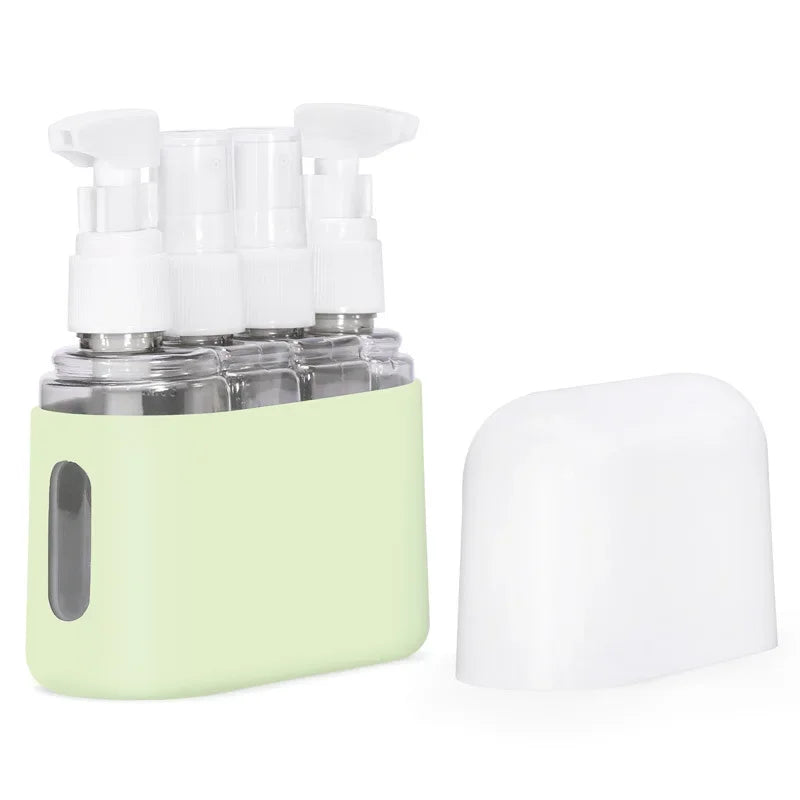 Travel Bottles Leakproof | Silicone TSA Toiletry Containers for Shampoo/Lotion - Gym & Outdoor Organizer