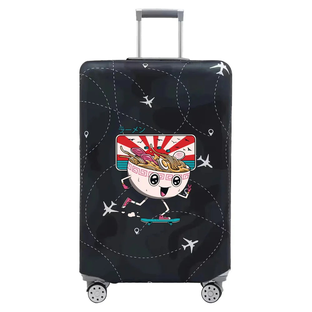 Baggage Covers Travel Luggage Protective Cover Stretch Dust Suitcase Covers Cartoon Print Series for18-32inch Travel Accessories