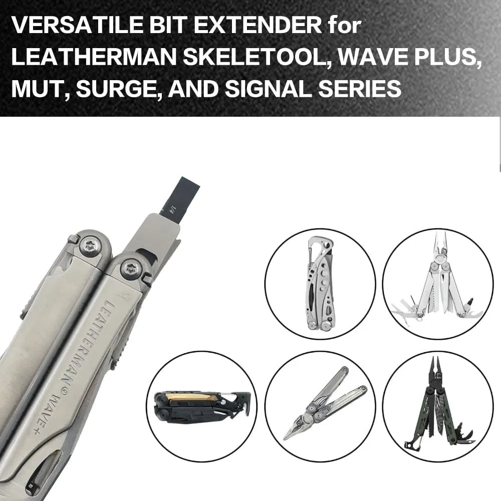 22PC Flat Bit Kit Set for Leatherman, Replacement Double-Ended Flat Screwdriver Bits, Multi-Tool Accessories (S2 Steel)