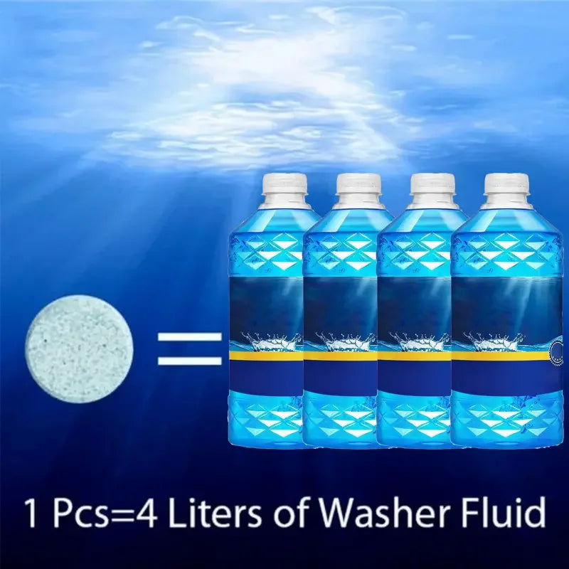 20/40/60PCS Car Glass Water Effervescent Tablets Universal Automobile Clean Accessories Glass Water Solid Effervescent Tablets