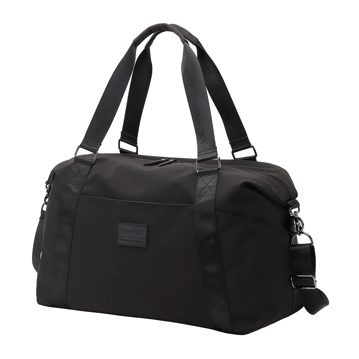 TINYAT Women's Waterproof Travel Bag Material Large Capacity Lightweight Handbag Travel Camping Outing Luggage Bag