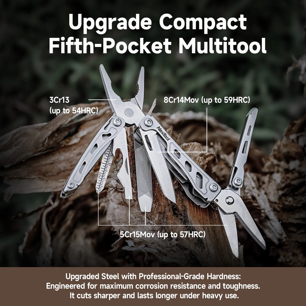 NexTool Mini Flagship F12 13 In 1 Folding EDC Multitool Multi Functional Tool Screwdriver Pliers File Ruler Outdoor Hand Tools