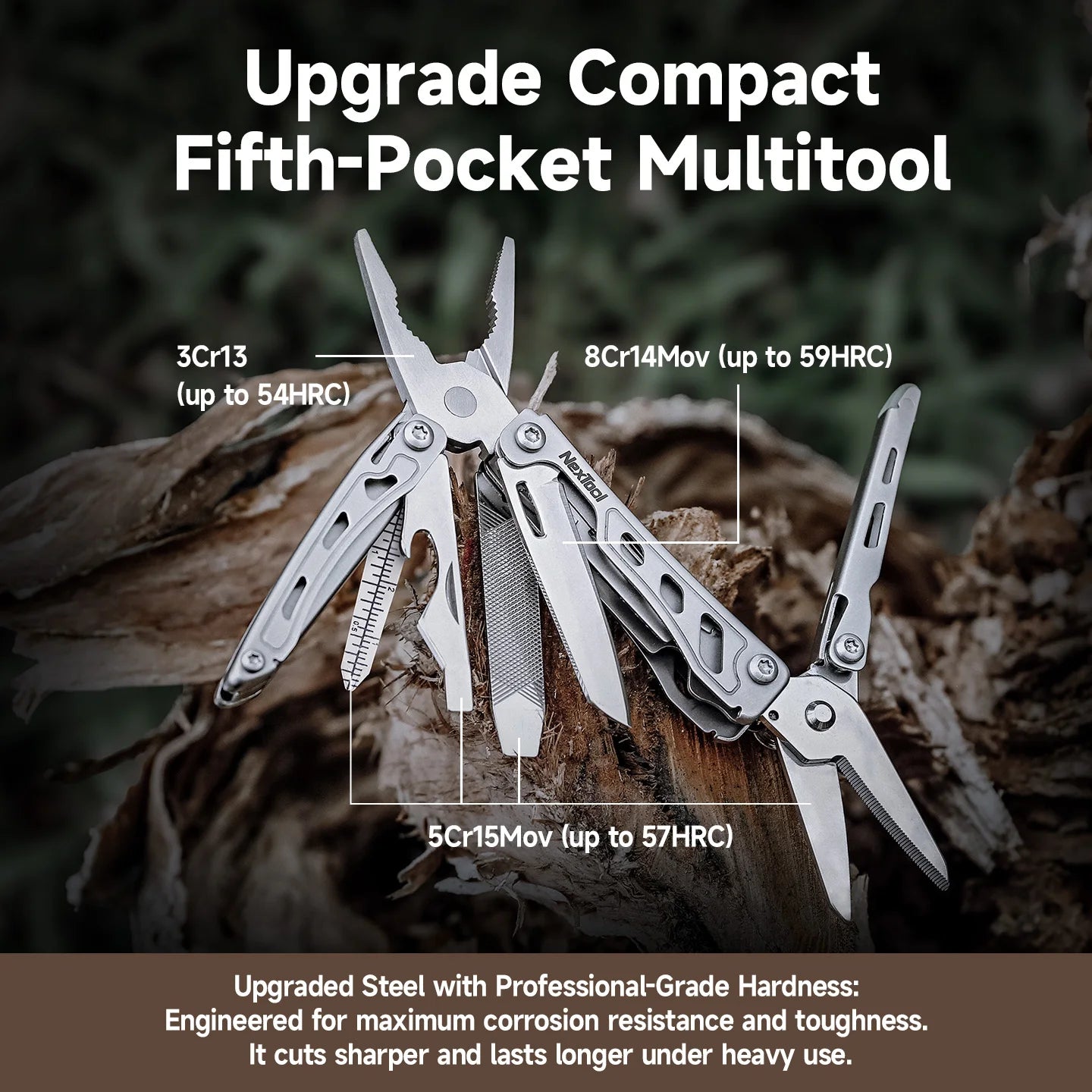 NexTool Mini Flagship F12 13 In 1 Folding EDC Multitool Multi Functional Tool Screwdriver Pliers File Ruler Outdoor Hand Tools