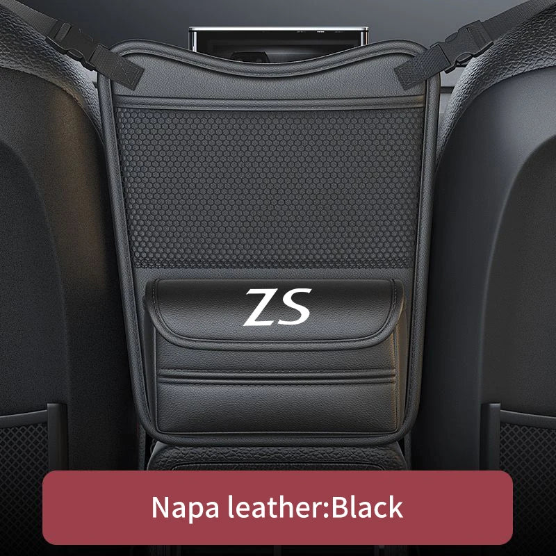 Car Organizer For MG ZS Seat Storage Box Car Hanging Storage Bag Tissue Box Car Stowing Tidying Storage Pocket