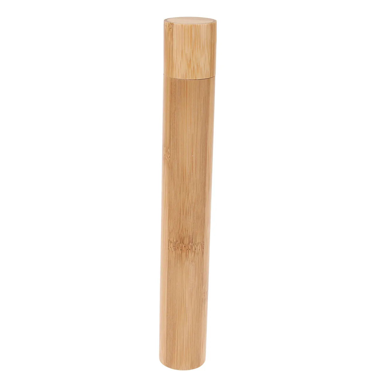 Bamboo Toothbrush Case Compact Travel Toothbrush Tube Storage for Home Office Gym Eco Friendly Easy Clean Lightweight