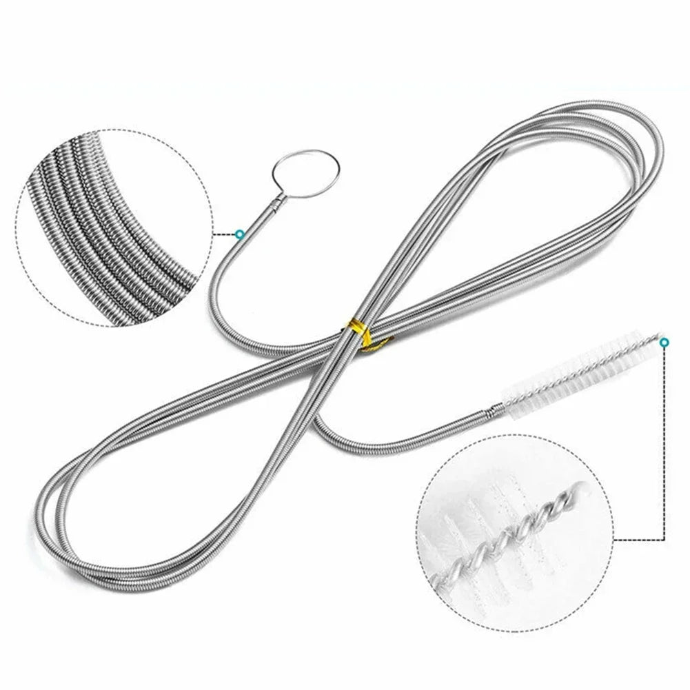 150CM Flexible Car Sunroof Drain Dredge – Cleaning Scrub Brush Tool For Cleaning Refrigerator Drain Pipe, Car Sunroof