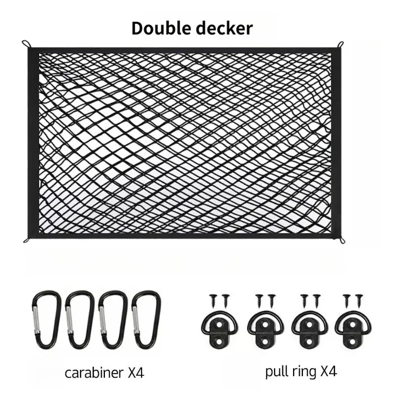Travel General Luggage Network SUV Suitcase Mesh Cover Trunk Storage Tool Roof Rack Picnic Truck Fixing Accessories