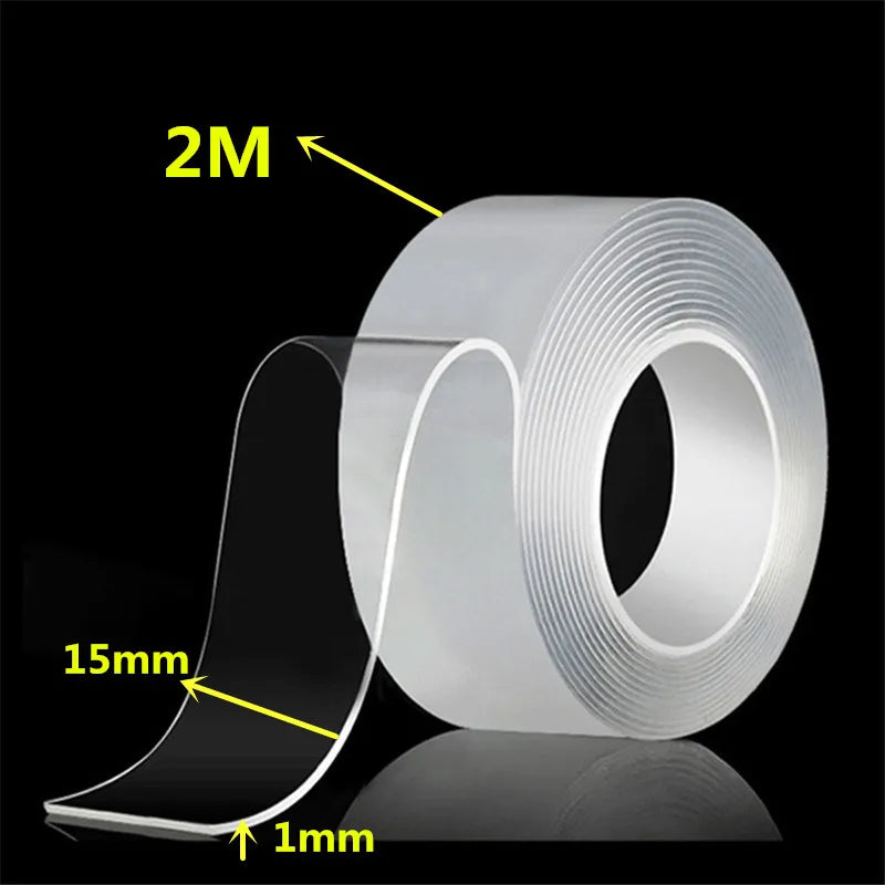 Waterproof 6850 Transparent  Double Sided Nano Tape Reuse Home Tapes Adhesives Porcelain wood  metal plastic Super Glue