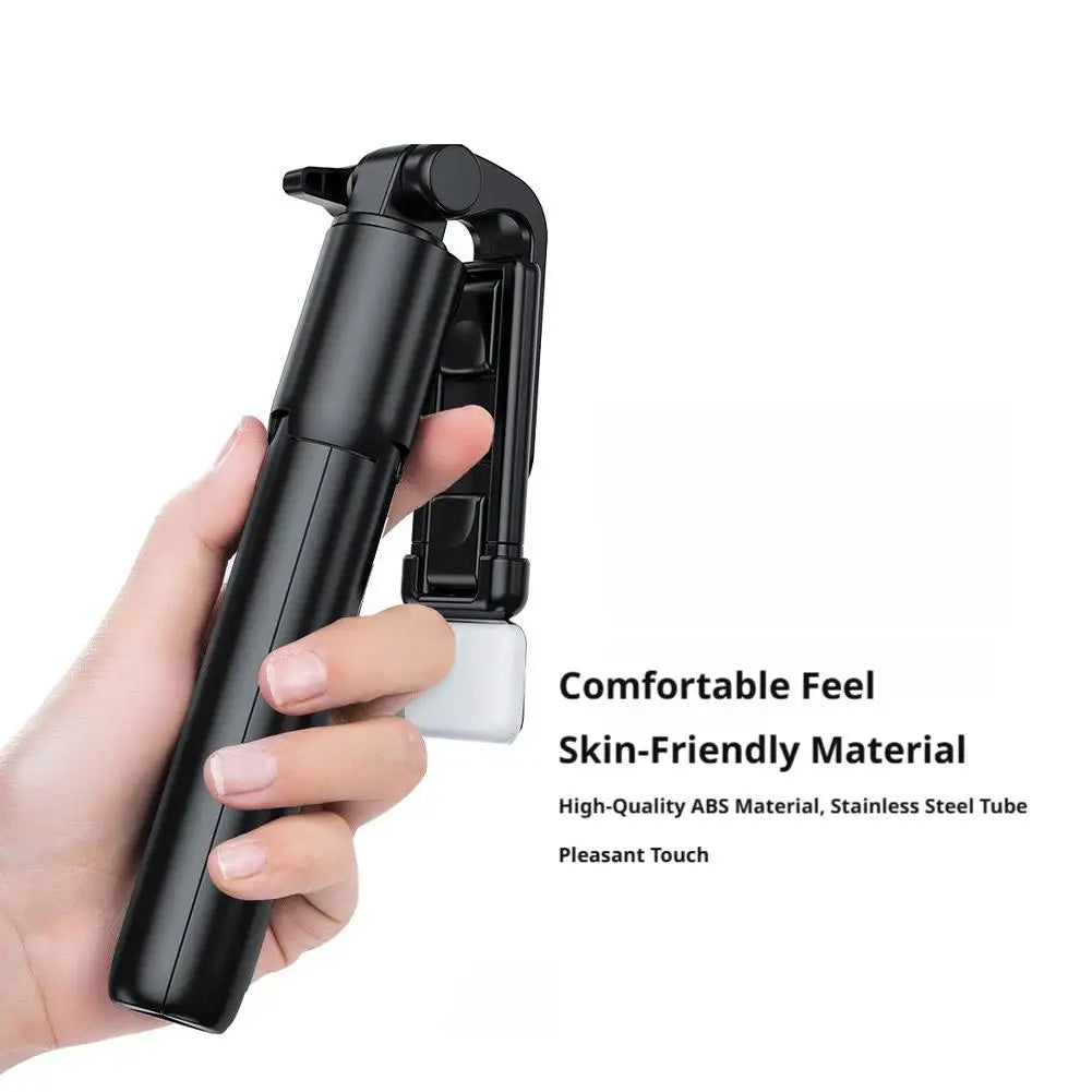 3 in 1 Selfie Stick Tripod With Wireless Bluetooth Remote Extendable Phone Holder Stand For Live Stream Vlog