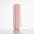 1/2pcs Portable Toothbrush Cup Bathroom Toothpaste Holder Storage Case Box Organizer Travel Toiletries Storage Cup