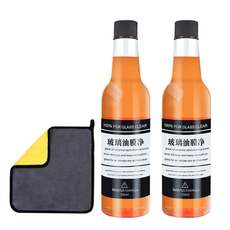 SEAMETAL 150ml Car Front Windshield Cleaning Liquid Auto Window Oil Film Remover Cleaner Glass Coating Agent Tools Kits