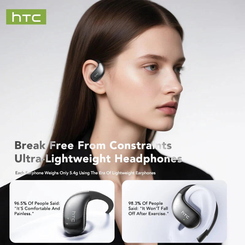 Auriculares Traductor DeIdioma 2026 AI Real-Time Translator Comfortable Sport Earbuds HTC NE57 Surround Sound for Work Travel