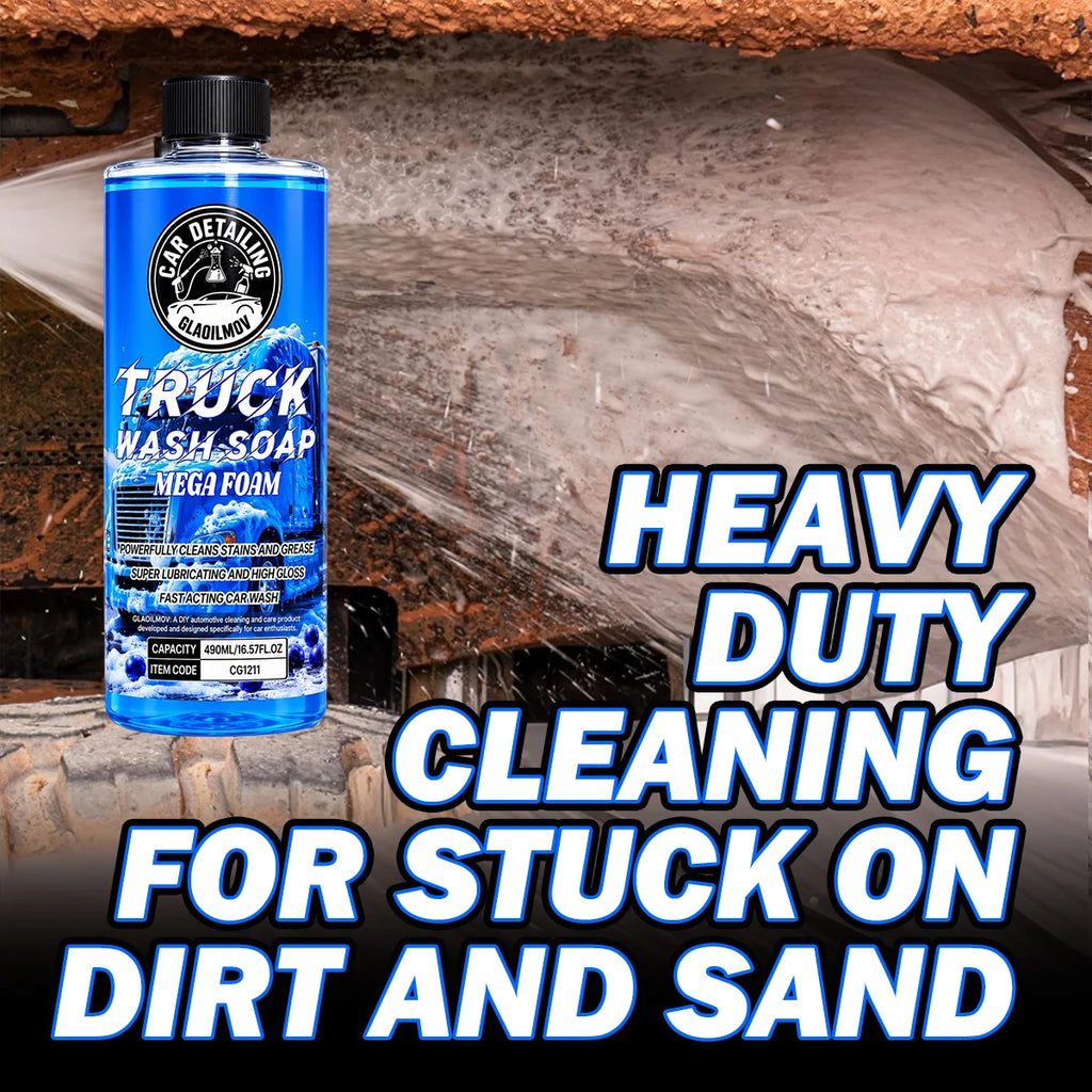 Truck Foam Car Wash Soap Super Concentrate with Hybrid Safely Lifting Dirt, Grime and Residues for an Exceptional Clean
