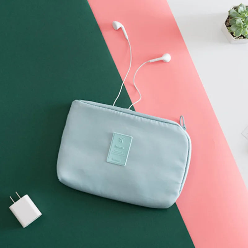New Portable Kit Case Sponge Storage Bag Digital Gadget Devices USB Cable Earphone Pen Bag Travel Storage Bag for Digital Data